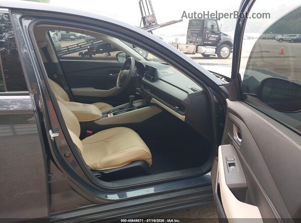 1HGCY1F31PA015027 2023 HONDA ACCORD Gray წინა სალონის ხედი