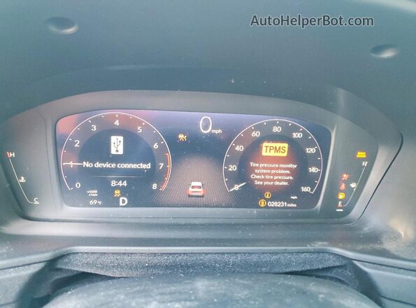 1HGCY1F31RA069060 2024 HONDA ACCORD Charcoal Instrument cluster view