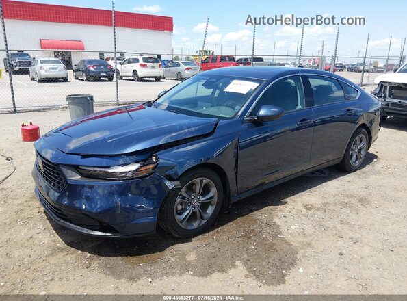 1HGCY1F31RA073660 2024 HONDA ACCORD Blue წინა მარცხენა ხედი სამი მეოთხედიდან