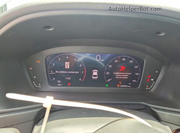 1HGCY1F31RA078308 2024 HONDA ACCORD White Սարքավորումների վահանակի տեսք