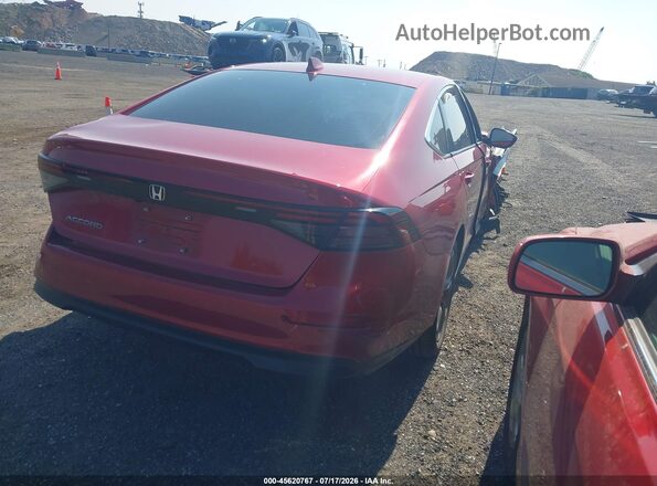 1HGCY1F32PA019507 2023 HONDA ACCORD Red Tył prawy
