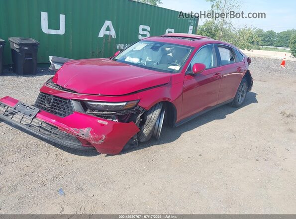 1HGCY1F32PA019507 2023 HONDA ACCORD Red Przód lewy