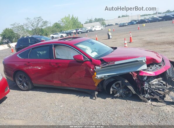 1HGCY1F32PA019507 2023 HONDA ACCORD Red Widok wnętrza z tyłu