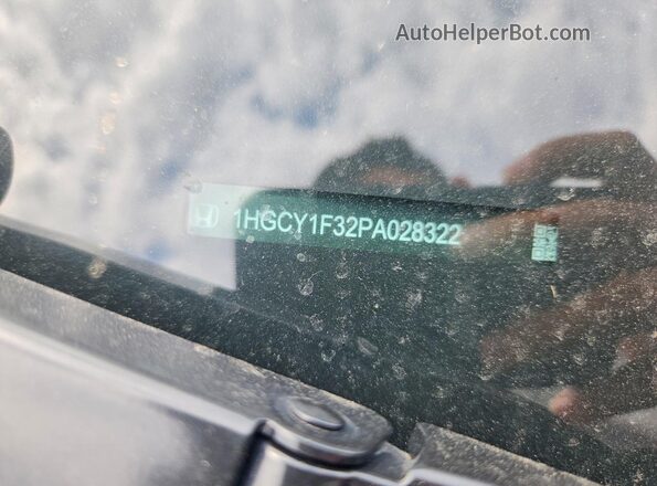 1HGCY1F32PA028322 2023 HONDA ACCORD Gray VIN კოდის სტიკერის ხედი