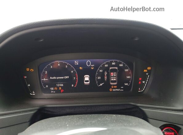 1HGCY1F32PA039126 2023 HONDA ACCORD Gray Vista del cuadro de instrumentos
