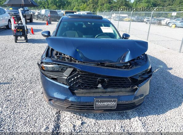 1HGCY1F32PA040048 2023 HONDA ACCORD Blue Вид щитка приладів