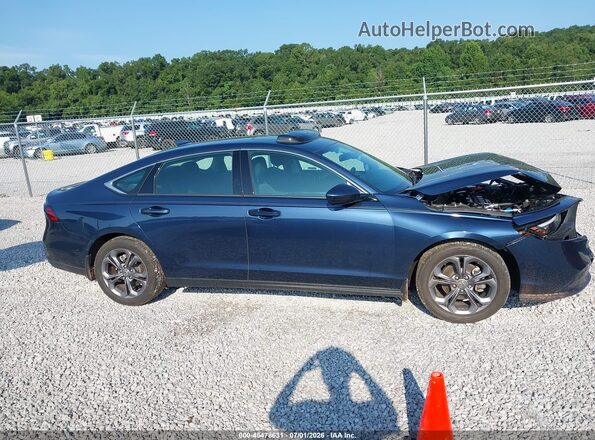 1HGCY1F32PA040048 2023 HONDA ACCORD Blue Вид задньої частини салону