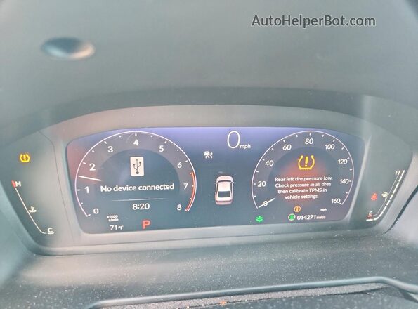 1HGCY1F32RA016576 2024 HONDA ACCORD Синий Вид щитка приборов