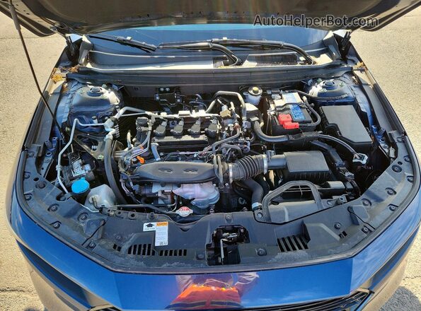 1HGCY1F32RA016576 2024 HONDA ACCORD Синий Вид задней части салона