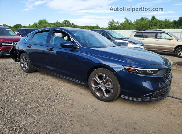 1HGCY1F32RA040604 2024 HONDA ACCORD Синий Передняя правая четверть