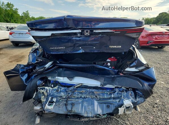 1HGCY1F32RA040604 2024 HONDA ACCORD Синий Вид сзади