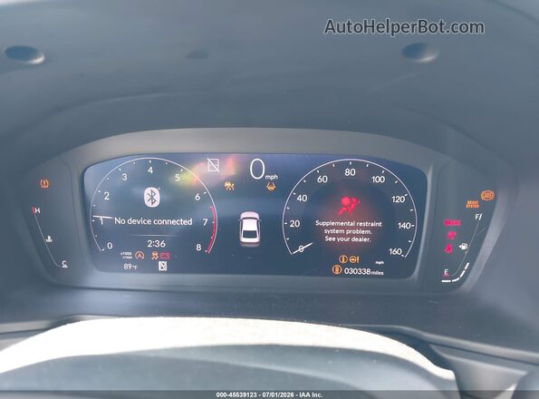 1HGCY1F32RA044930 2024 HONDA ACCORD Gray Widok tylnych siedzeń