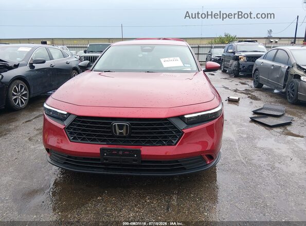 1HGCY1F33RA048324 2024 HONDA ACCORD Red Սարքավորումների վահանակի տեսք