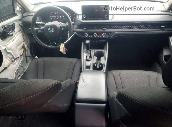 1HGCY1F34PA014065 2023 HONDA ACCORD White წინა პანელის ხედი
