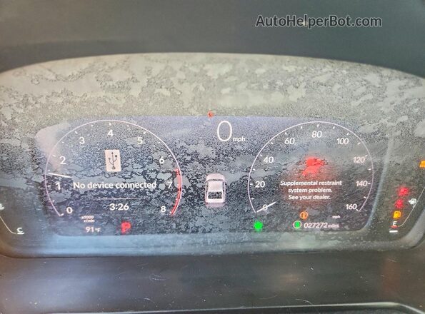 1HGCY1F34PA025244 2023 HONDA ACCORD Charcoal Vista del cuadro de instrumentos