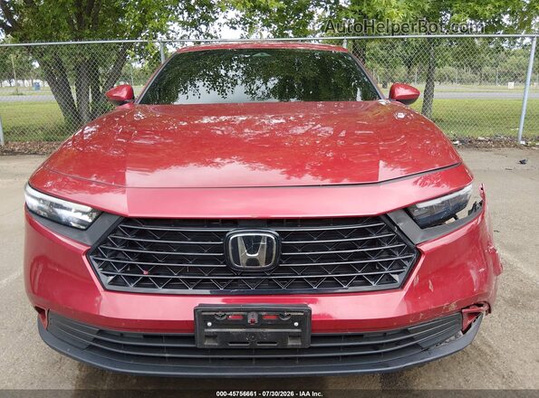 1HGCY1F34RA015848 2024 HONDA ACCORD Красный Вид спереди