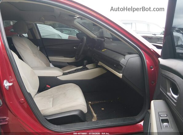 1HGCY1F34RA015848 2024 HONDA ACCORD Красный Вид салона спереди