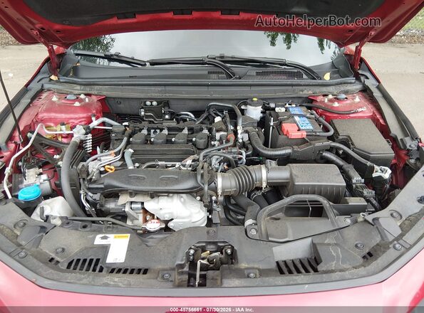 1HGCY1F34RA015848 2024 HONDA ACCORD Красный Вид сзади