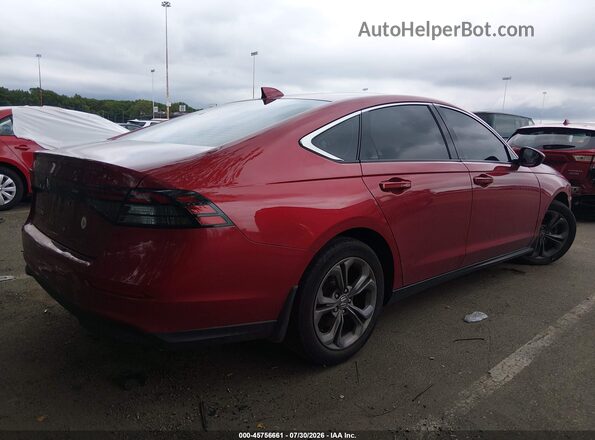 1HGCY1F34RA015848 2024 HONDA ACCORD Красный Задняя правая четверть