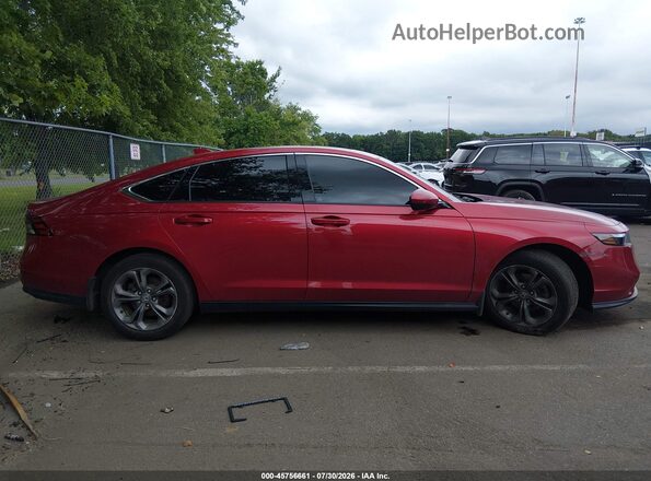 1HGCY1F34RA015848 2024 HONDA ACCORD Красный Вид задней части салона