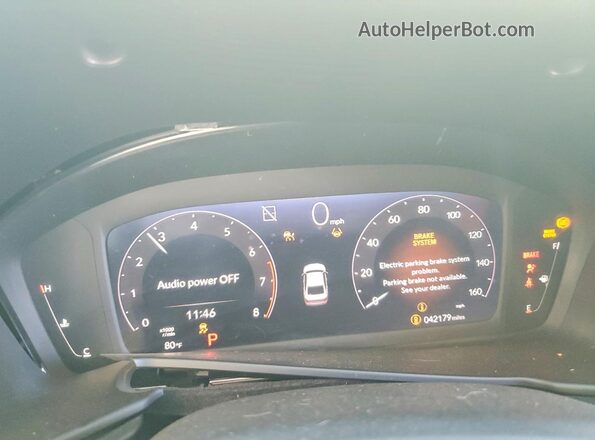 1HGCY1F34RA018460 2024 HONDA ACCORD Белый Вид щитка приборов