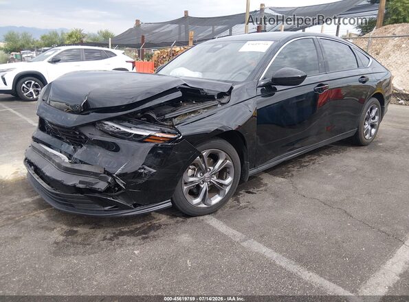 1HGCY1F34RA087276 2024 HONDA ACCORD Black Przód lewy