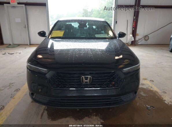 1HGCY1F34RA087309 2024 HONDA ACCORD Black Widok zestawu wskaźników