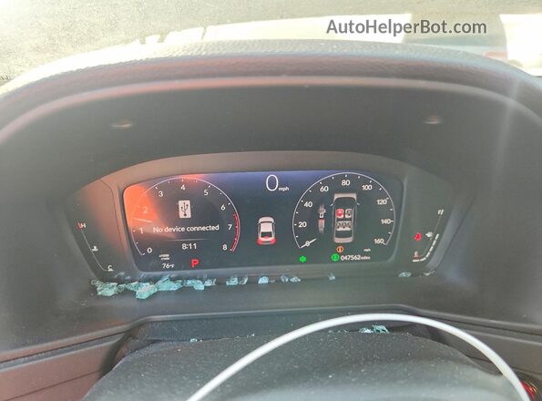 1HGCY1F35PA036270 2023 HONDA ACCORD Black Instrument cluster view