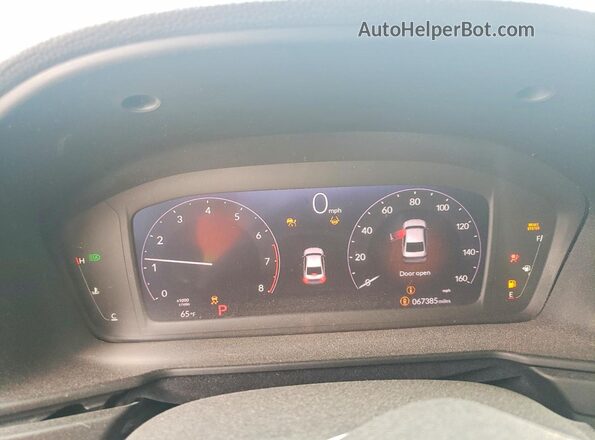 1HGCY1F35PA038729 2023 HONDA ACCORD Белый Вид щитка приборов