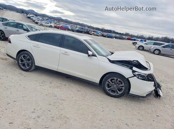 1HGCY1F35PA038729 2023 HONDA ACCORD Белый Передняя правая четверть