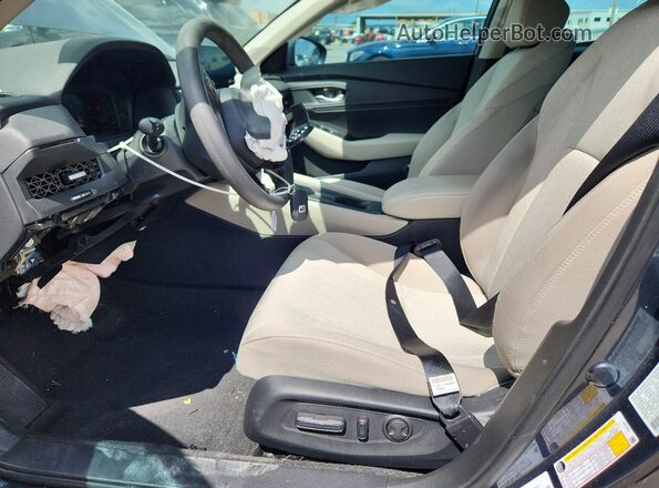 1HGCY1F35PA048984 2023 HONDA ACCORD Gray Вид салону спереду