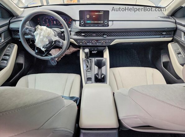 1HGCY1F35PA048984 2023 HONDA ACCORD Gray Вид панелі приладів