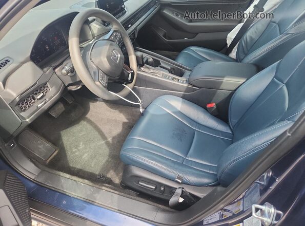 1HGCY1F35PA059399 2023 HONDA ACCORD Blue Вид салону спереду