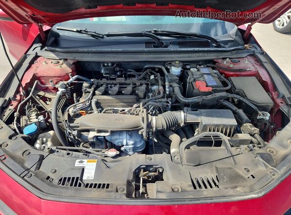 1HGCY1F35RA027846 2024 HONDA ACCORD Red უკანა სალონის ხედი