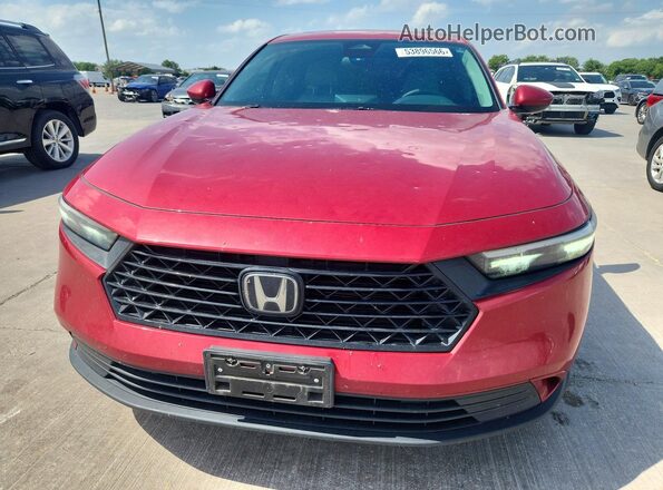 1HGCY1F35RA027846 2024 HONDA ACCORD Red წინა ხედი