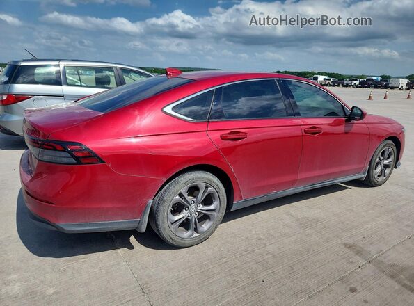 1HGCY1F35RA027846 2024 HONDA ACCORD Red უკანა მარჯვენა