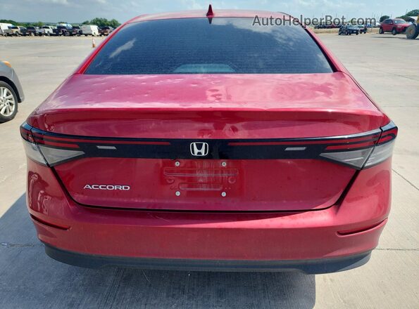 1HGCY1F35RA027846 2024 HONDA ACCORD Red უკანა ხედი