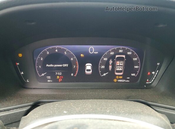 1HGCY1F36PA008090 2023 HONDA ACCORD Charcoal Вид щитка приладів