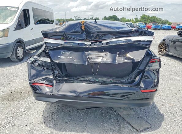 1HGCY1F36PA020465 2023 HONDA ACCORD Black Հետևի տեսք