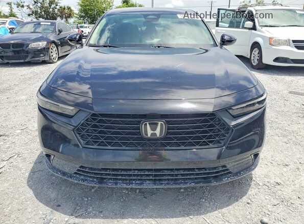 1HGCY1F36PA020465 2023 HONDA ACCORD Black Դիմացի տեսք