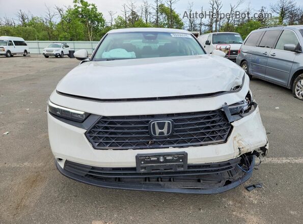1HGCY1F36PA054759 2023 HONDA ACCORD White წინა ხედი