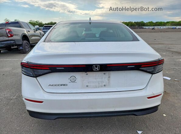 1HGCY1F36PA054759 2023 HONDA ACCORD White უკანა ხედი