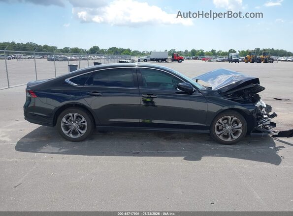 1HGCY1F36RA062377 2024 HONDA ACCORD Black Widok wnętrza z tyłu