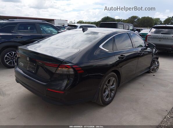 1HGCY1F36RA075386 2024 HONDA ACCORD Черный Задняя правая четверть