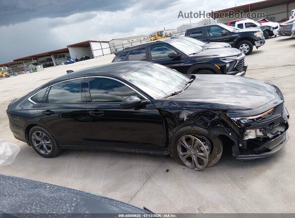 1HGCY1F36RA075386 2024 HONDA ACCORD Черный Вид задней части салона