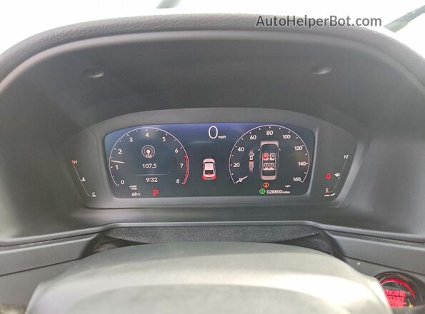 1HGCY1F36RA092012 2024 HONDA ACCORD Charcoal Widok zestawu wskaźników