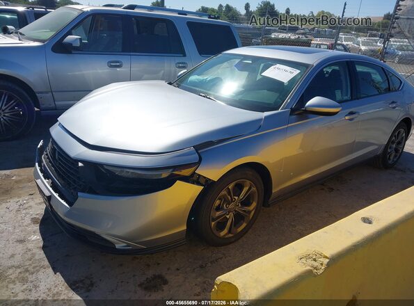1HGCY1F37PA008342 2023 HONDA ACCORD Gray Vista tres cuartos delantera izquierda
