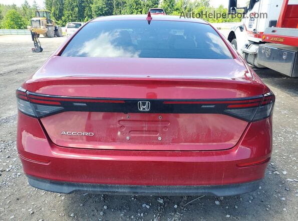 1HGCY1F37PA013315 2023 HONDA ACCORD Red უკანა ხედი