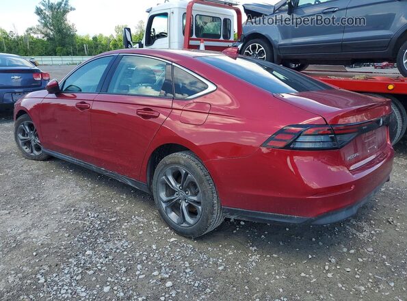 1HGCY1F37PA013315 2023 HONDA ACCORD Red უკანა მარცხენა