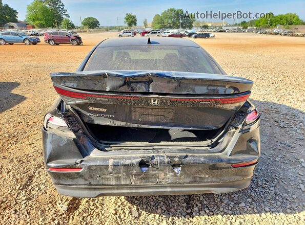 1HGCY1F37RA000289 2024 HONDA ACCORD Black უკანა ხედი